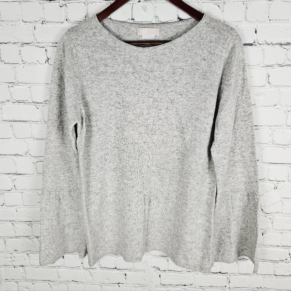HEKLA & CO. | knit scoop neck long flair sleeve sweater